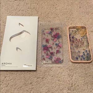 Kroma iPhone case and 2 backplates (6/6s/7/8)